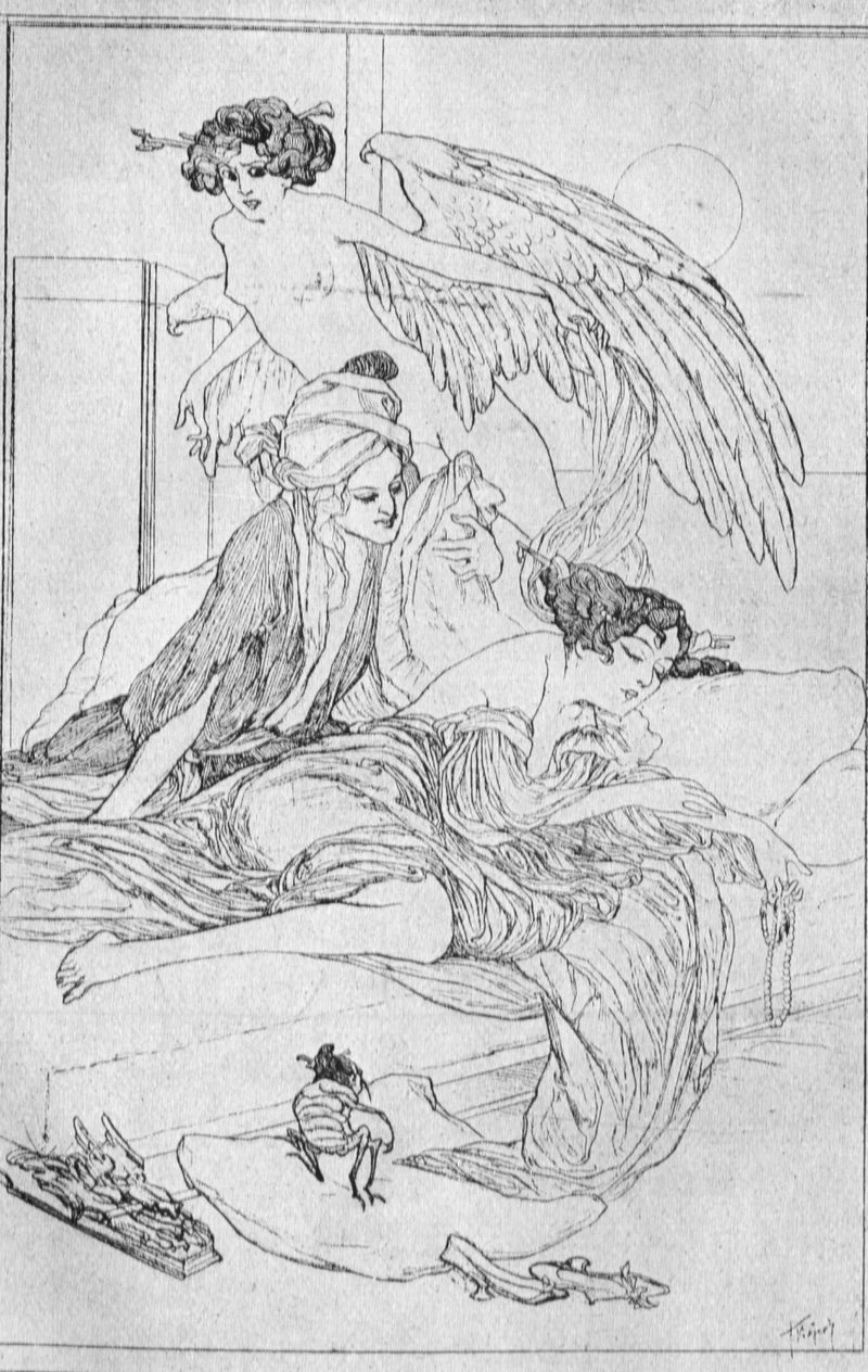 Franz von Bayros-37-'1001 notte' - Berlino 1913 1
